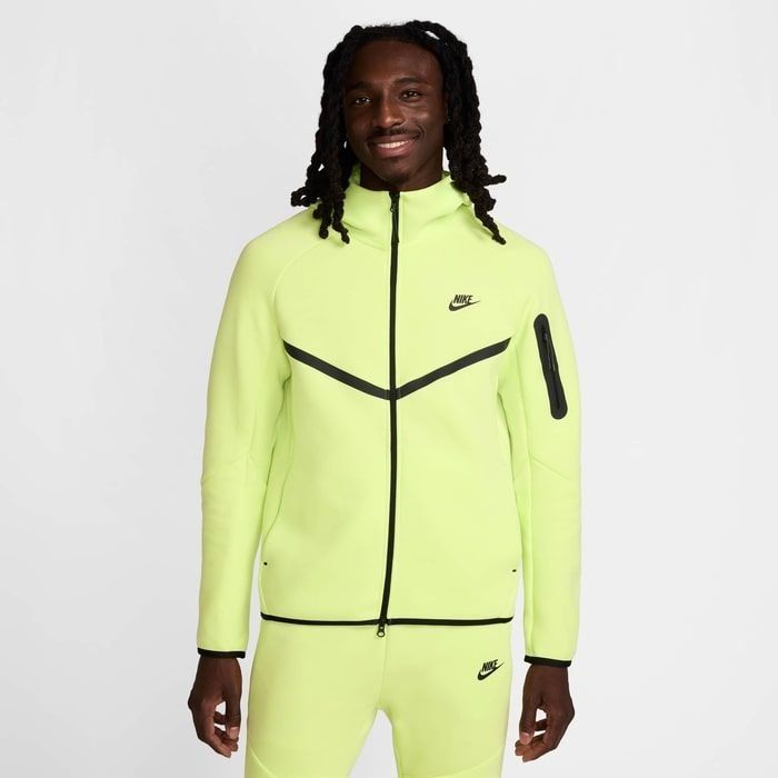 Nike Sweat à Capuche Tech Fleece 24 FZ - Jaune/Noir