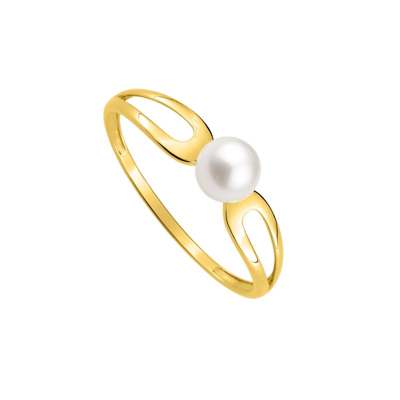 Bague Femme - perle - Or 18 Carats