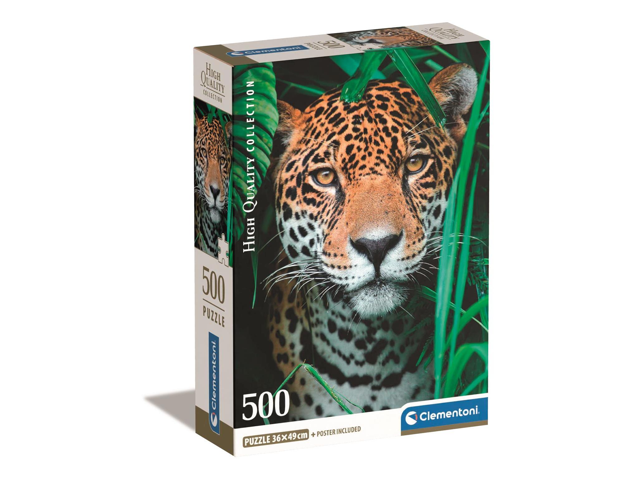 PUZZLE JAGUAR CLEMENTONI 500 PEÇAS