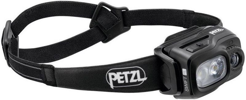Petzl Swift RL 1100 lumen krachtige hoofdlamp met accu zwart