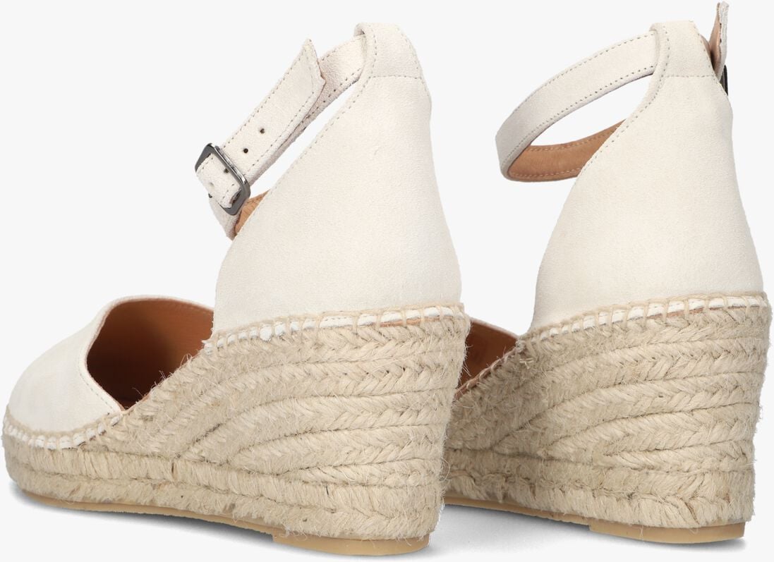beige via vai sandalen met hak flora braid
