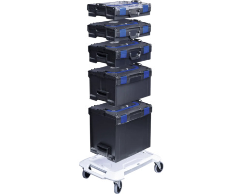 Industriële gereedschapskoffer L-BOXX 136 maat 2 445 x 152 x 358 mm zwart