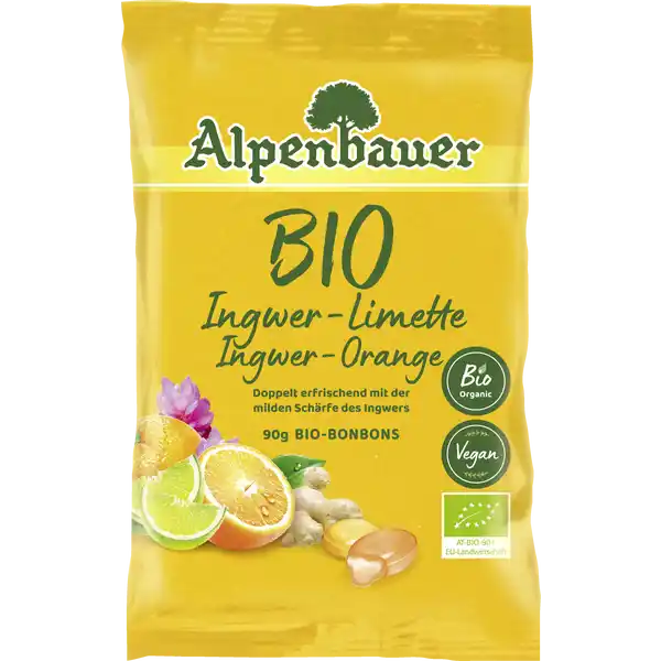 Bio Bonbons Ingwer Limette-Orange