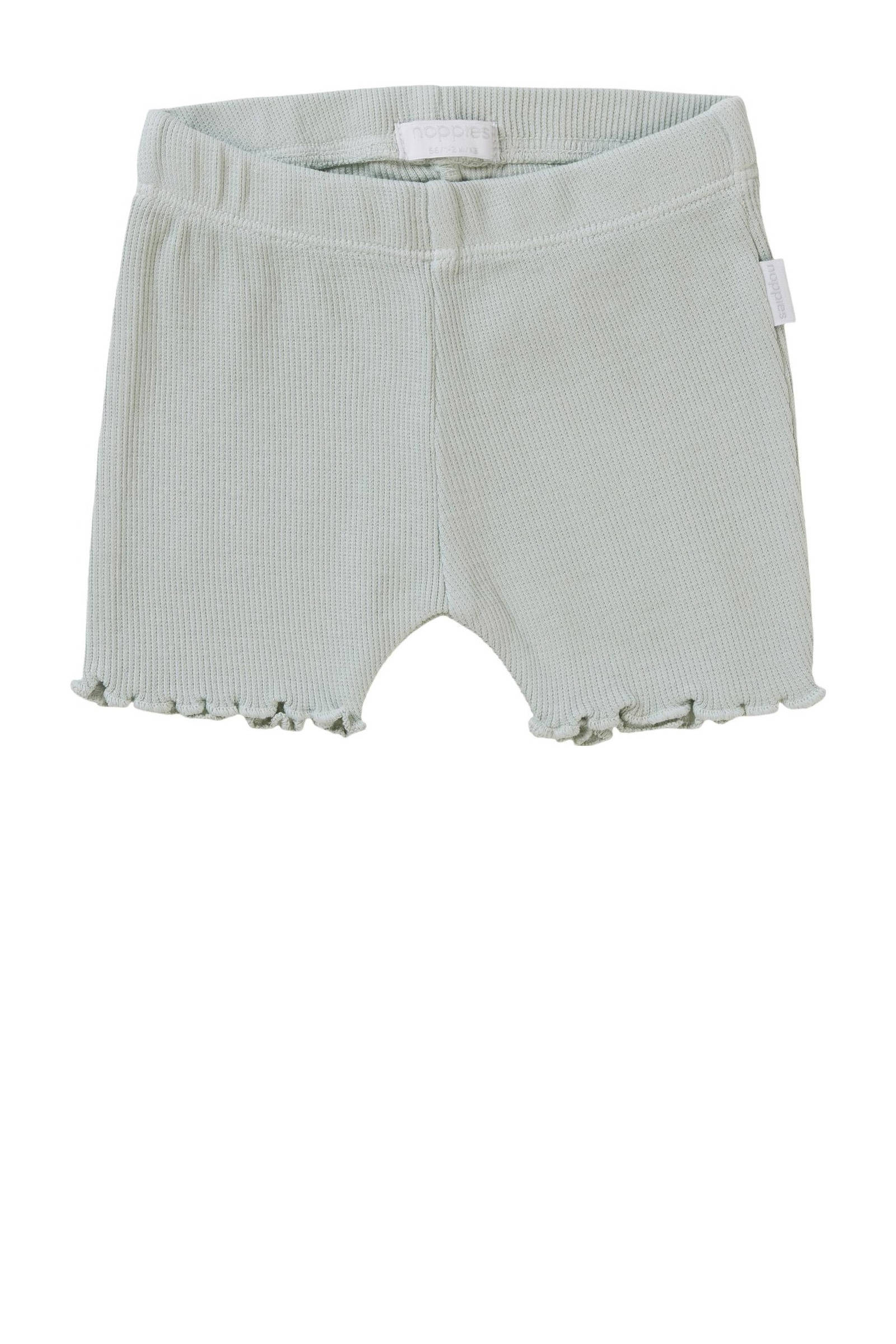 Noppies baby casual short grijsgroen