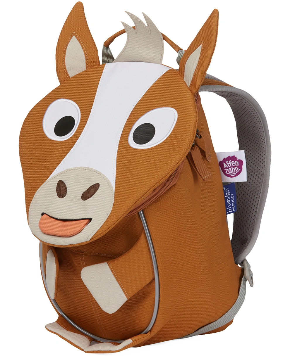 Kinderrucksack KLEINER FREUND  PFERD (17x25x11) in braun