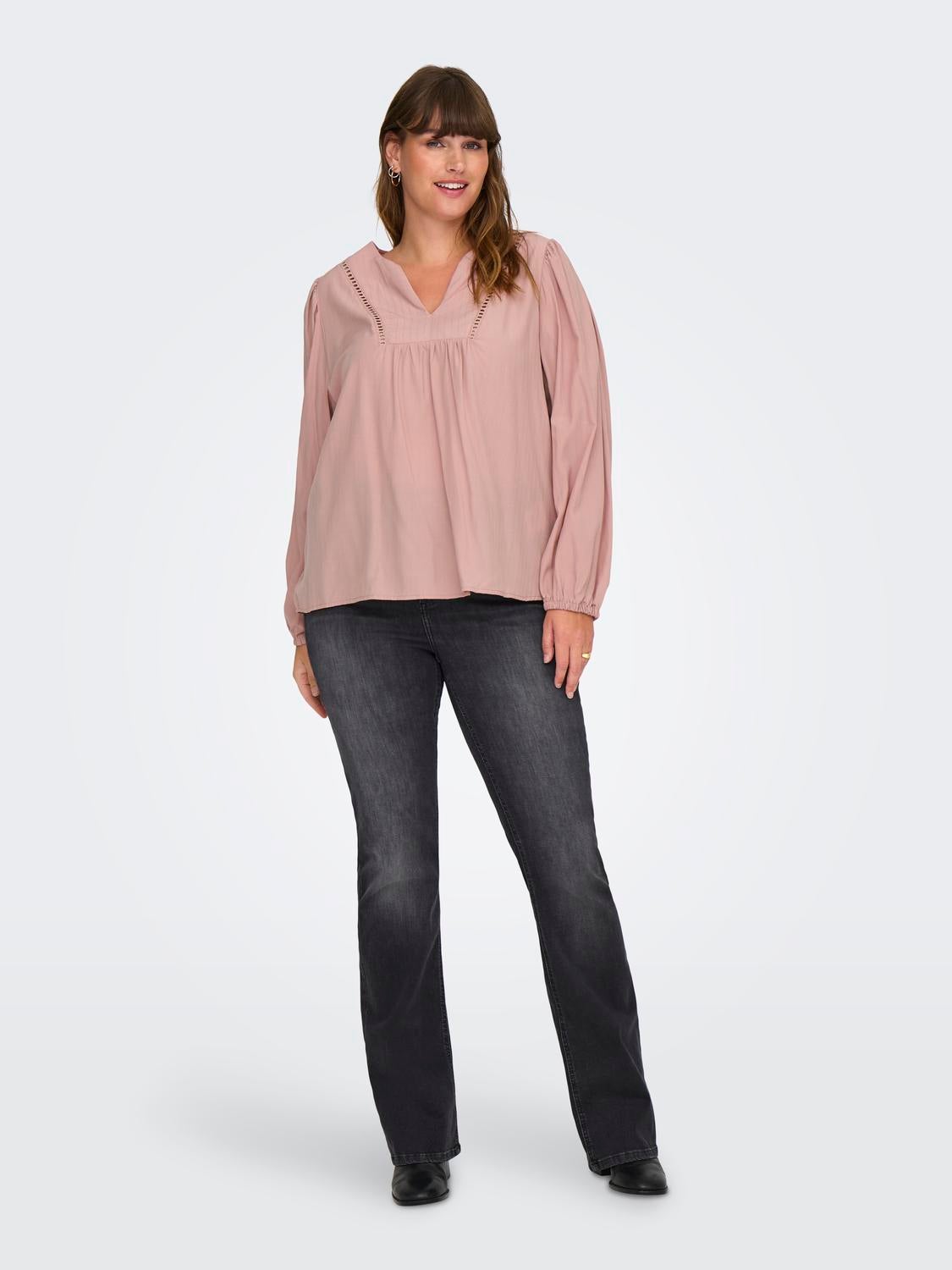 CARMYRNA Top Silver Pink