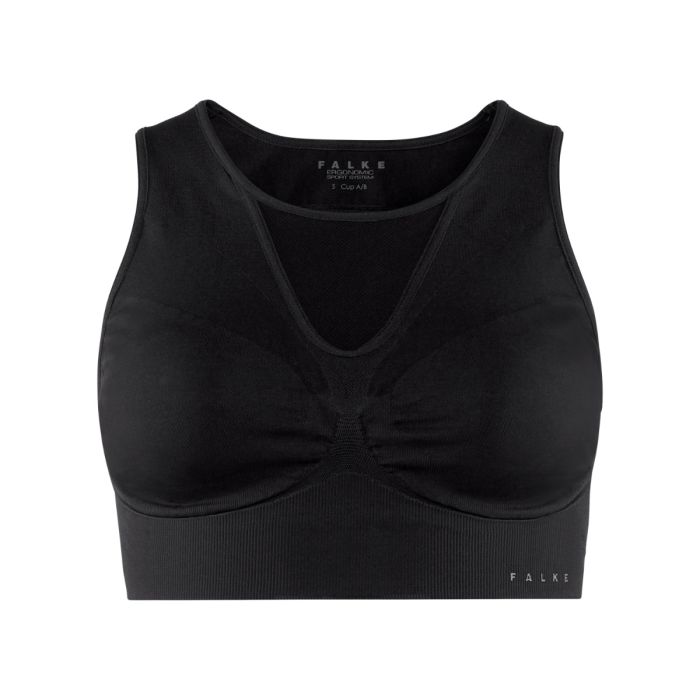 Falke Dame BH Bra Top Cup A/B Sort
