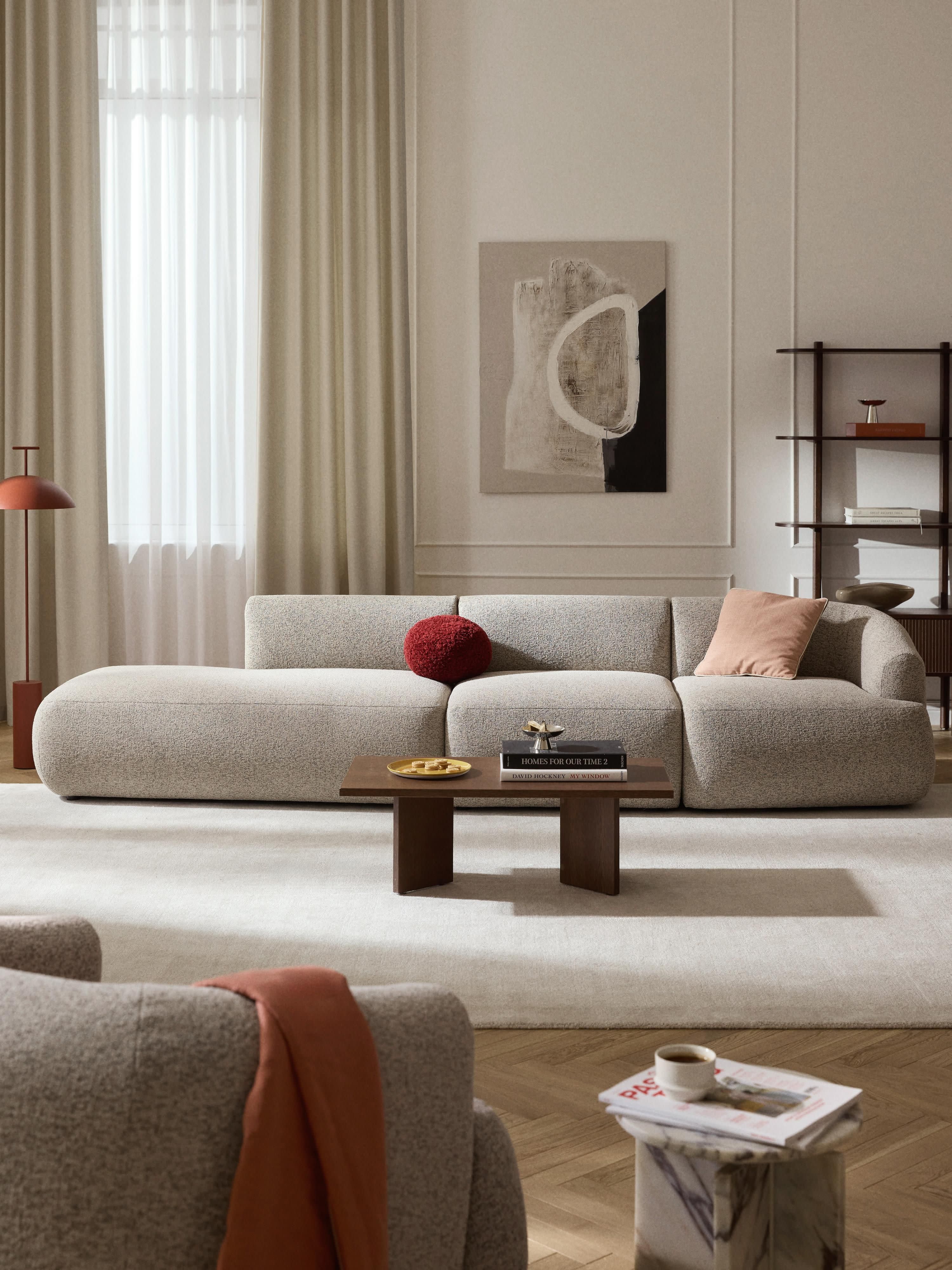 Modulaire XL bouclé ottomane bank Sofia