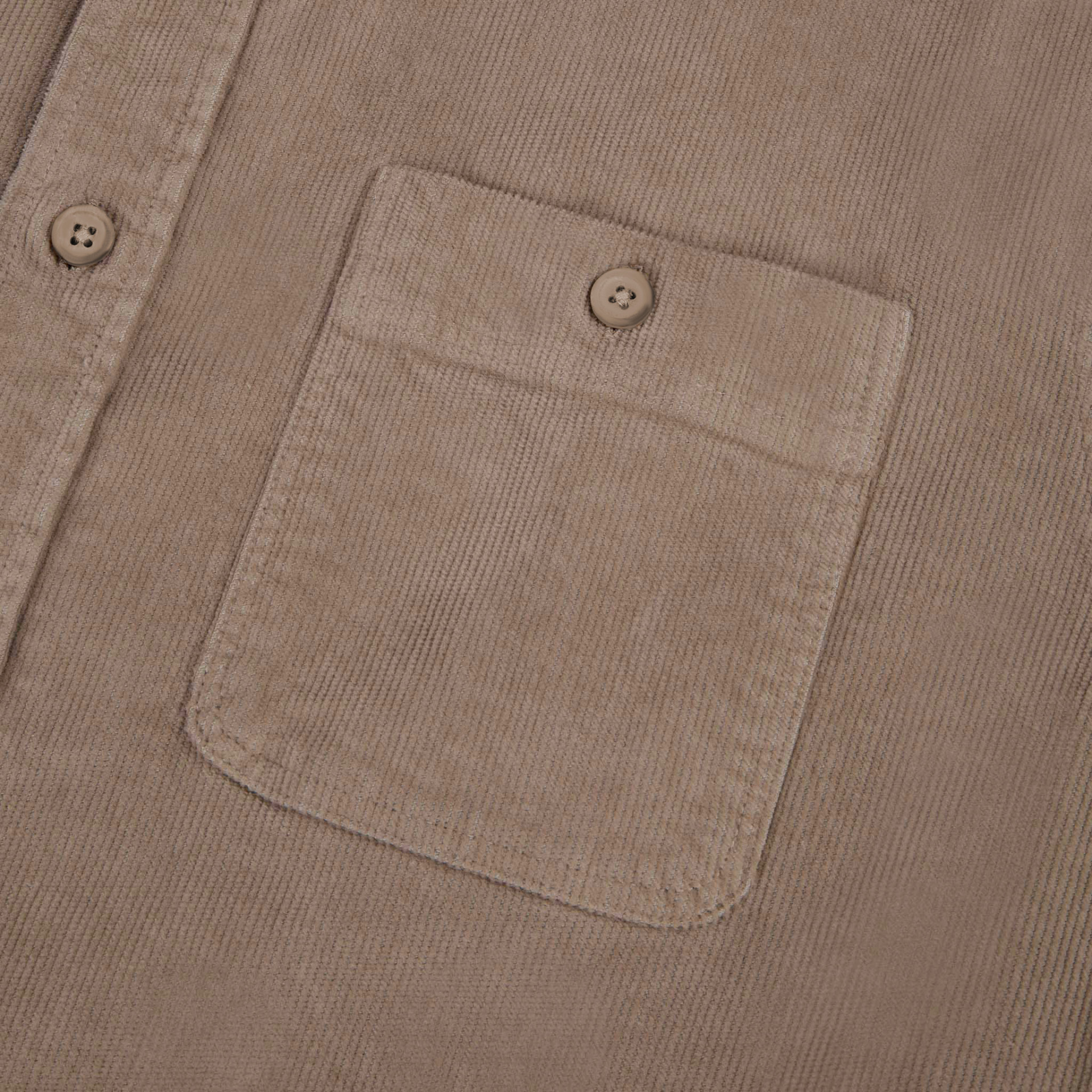 Chemise classique beige clair coton - modèle Onca