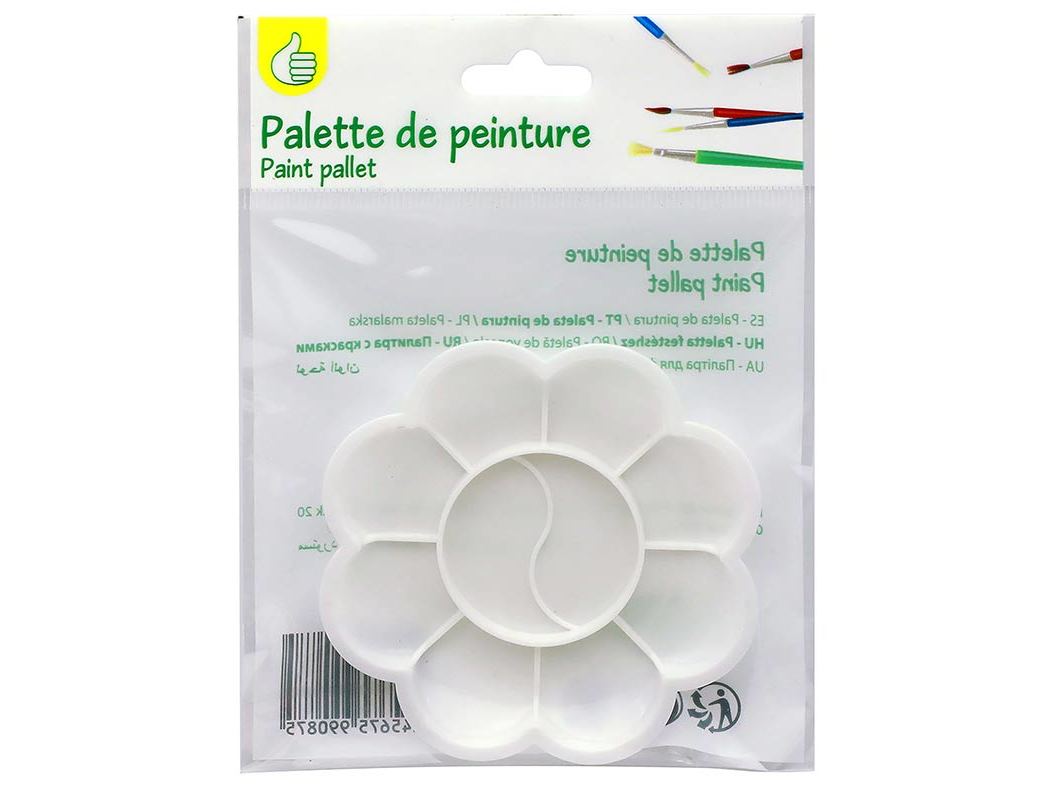 PALETA EM FORMA DE FLOR POLEGAR