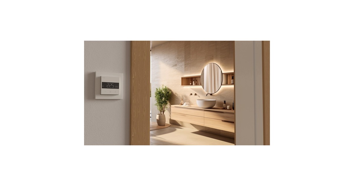 heat itZ-TRM6 White RAL 9003 thermostaat  (Wit, 3600W, 16A, Z-Wave)