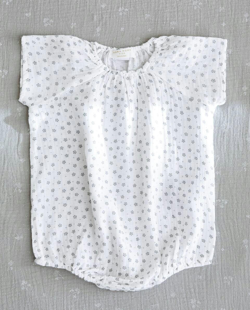 Body com estampa floral