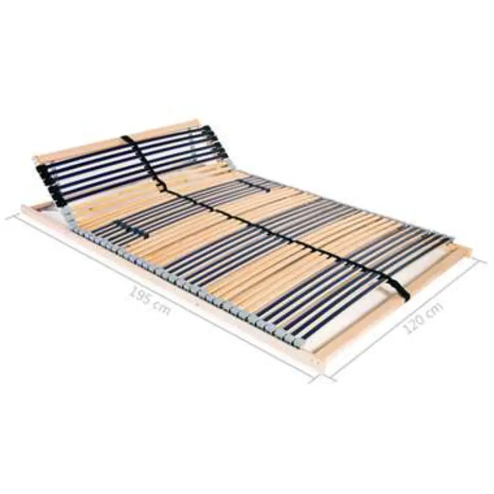 vidaXL - Bedbodem - Multikleur - Hout - 120 x 200 cm
