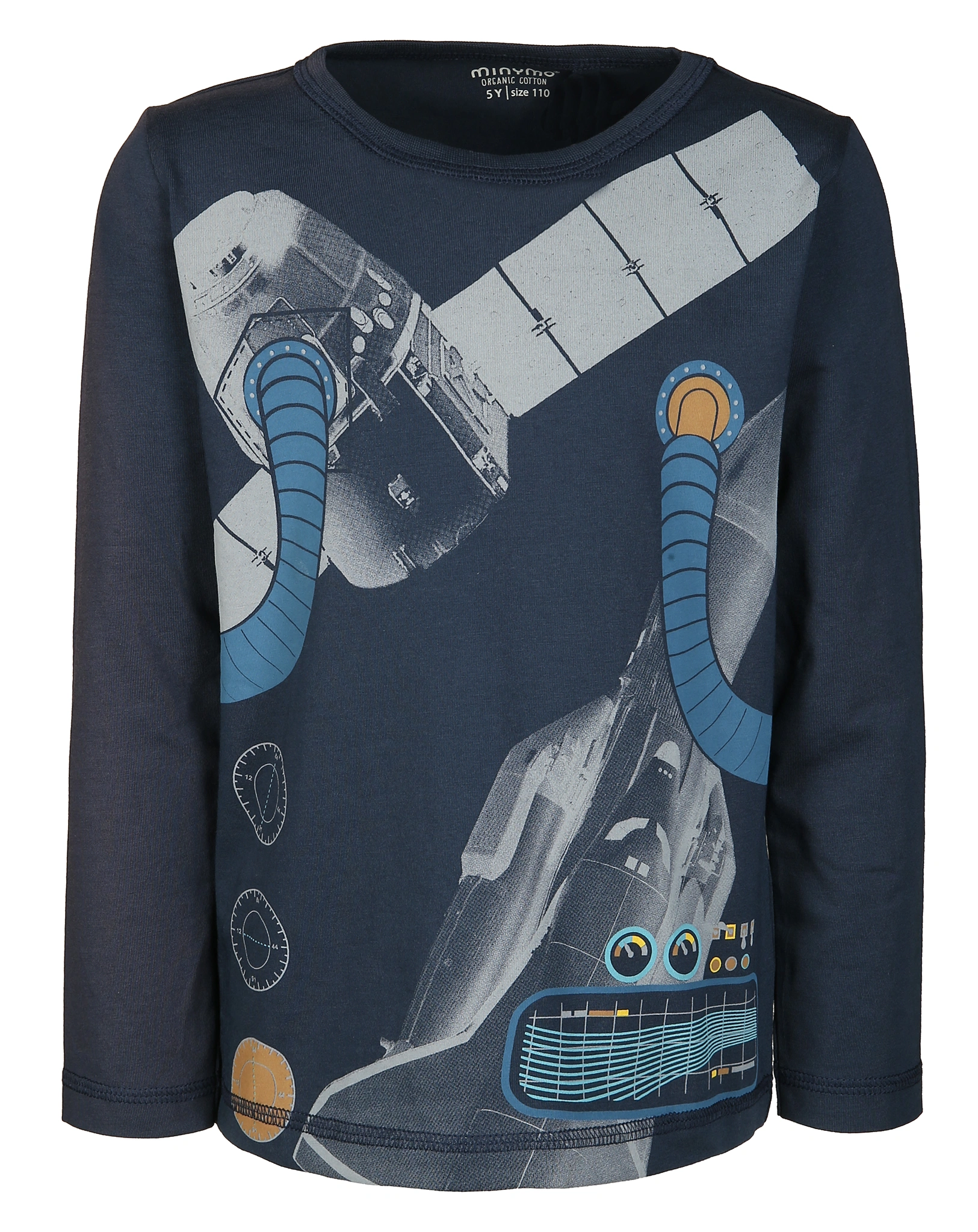 Langarmshirt SATELLITE in blue nights