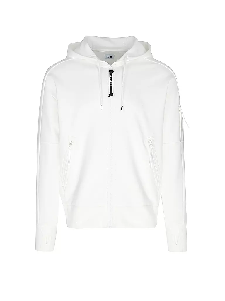 CP COMPANY Sweatjacke LINSE weiss