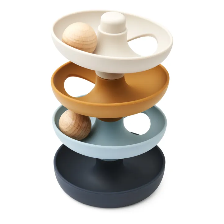 Liewood Tour en spirale en silicone Maya | Sea blue multi mix