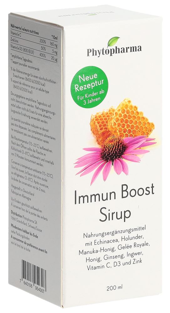 PHYTOPHARMA Immun Boost Sirup Glasfl 200 ml