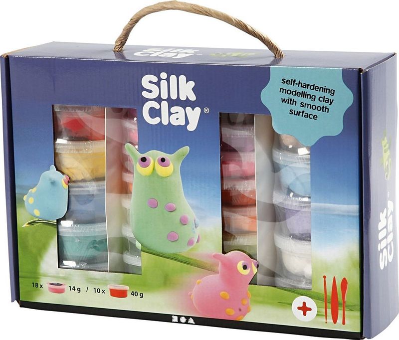 Silk Clay - Kleiset - Assortiment - 31-delig - Aardewerk