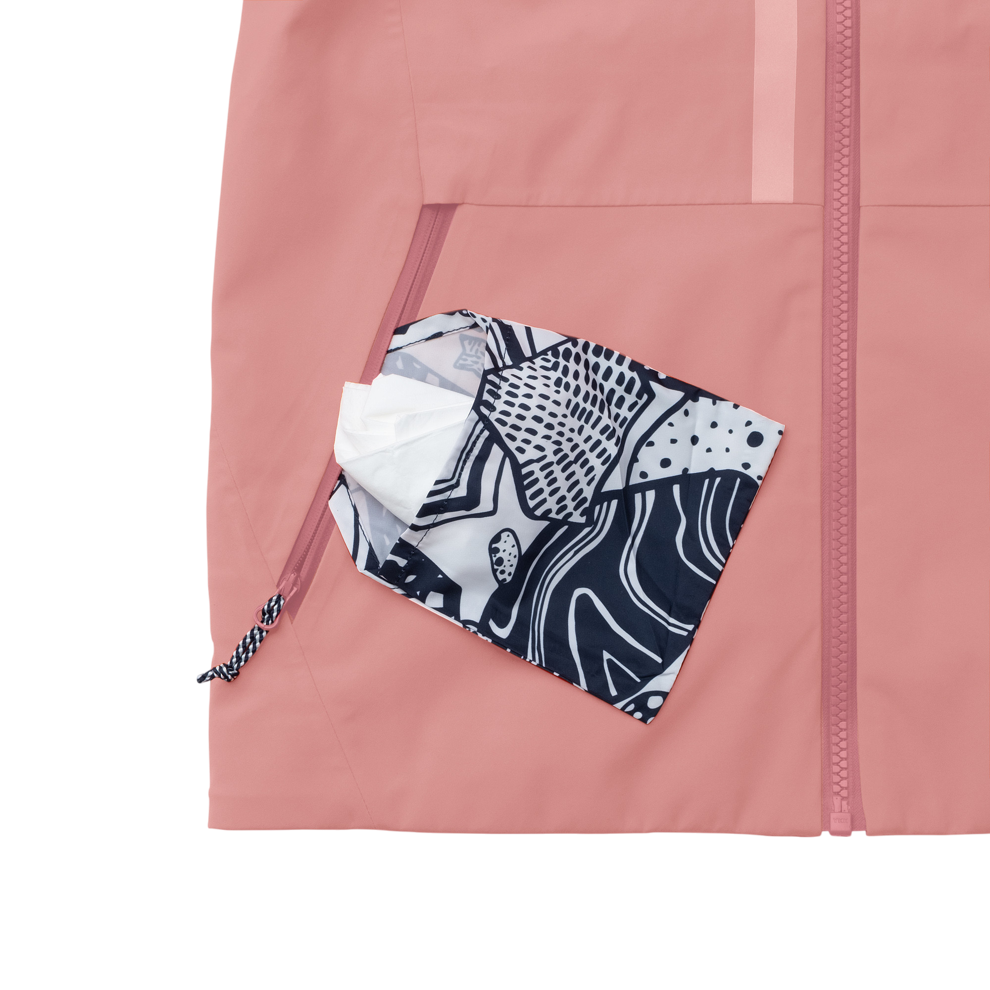 Jacke Turas 3L  Dark Rose