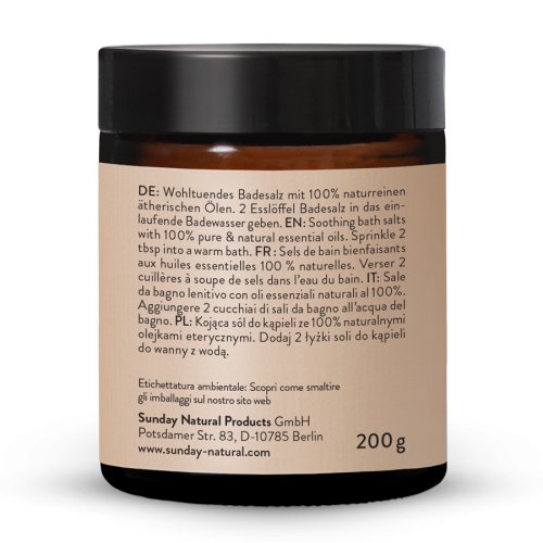 Sunday Natural Products  Muscle Recovery Soothing Bath Salts