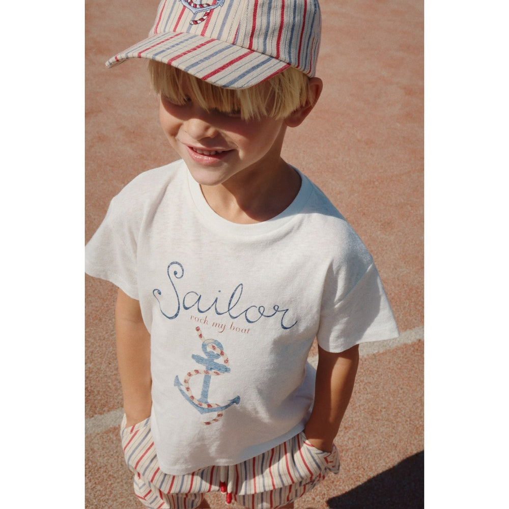 Køb Konges Sløjd Antique Stripe Marlon Kasket GOTS