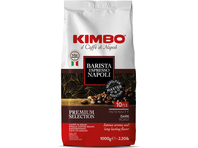 Kimbo Kaffeebohnen Espresso Napoletano 1 kg Aromatische Kaffeebohnenmischung