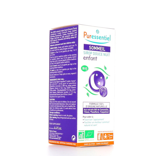 Sirop Douce Nuit Sommeil Enfant Bio Puressentiel