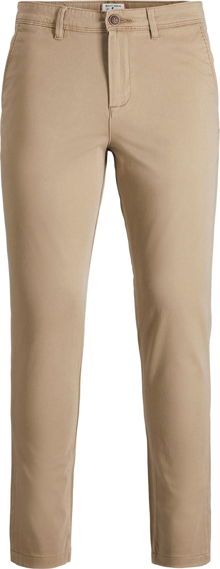 Jack & Jones Junior Chinos »JPSTMARCO bequem, elastisch, pflegeleicht«  unifarben, modisch, slim fit, Web