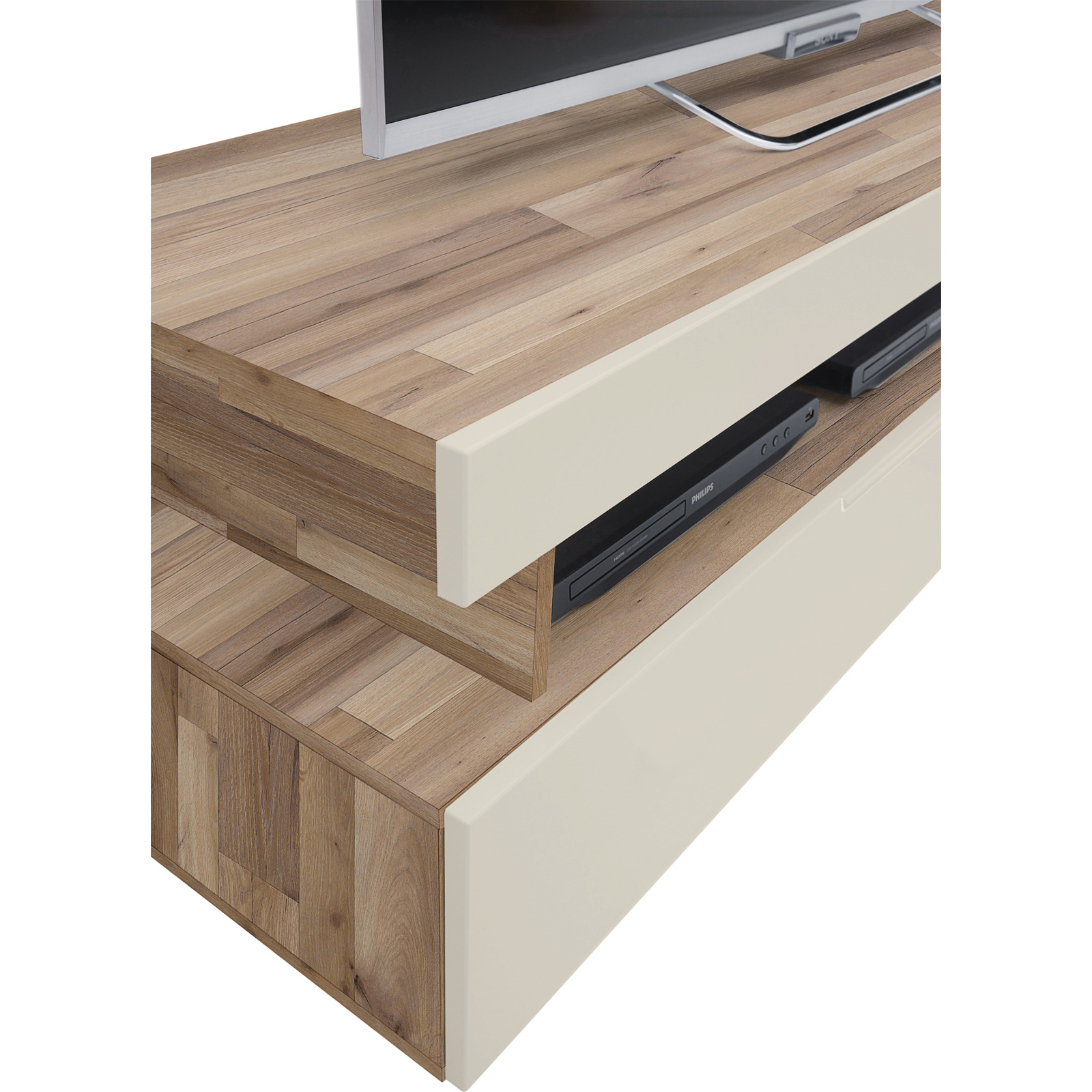 TV-Möbel Score Dekor Eiche Montana 140 x 48 x 45 cm