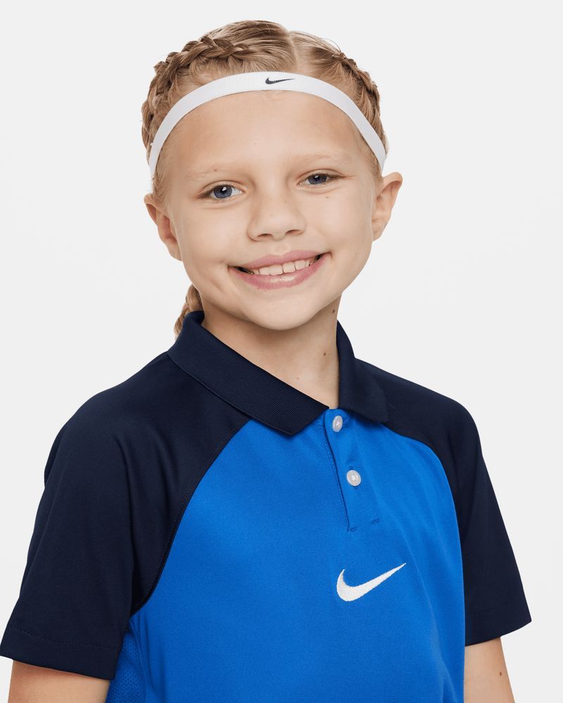 Polo Nike Academy Pro Bleu Royal pour enfant