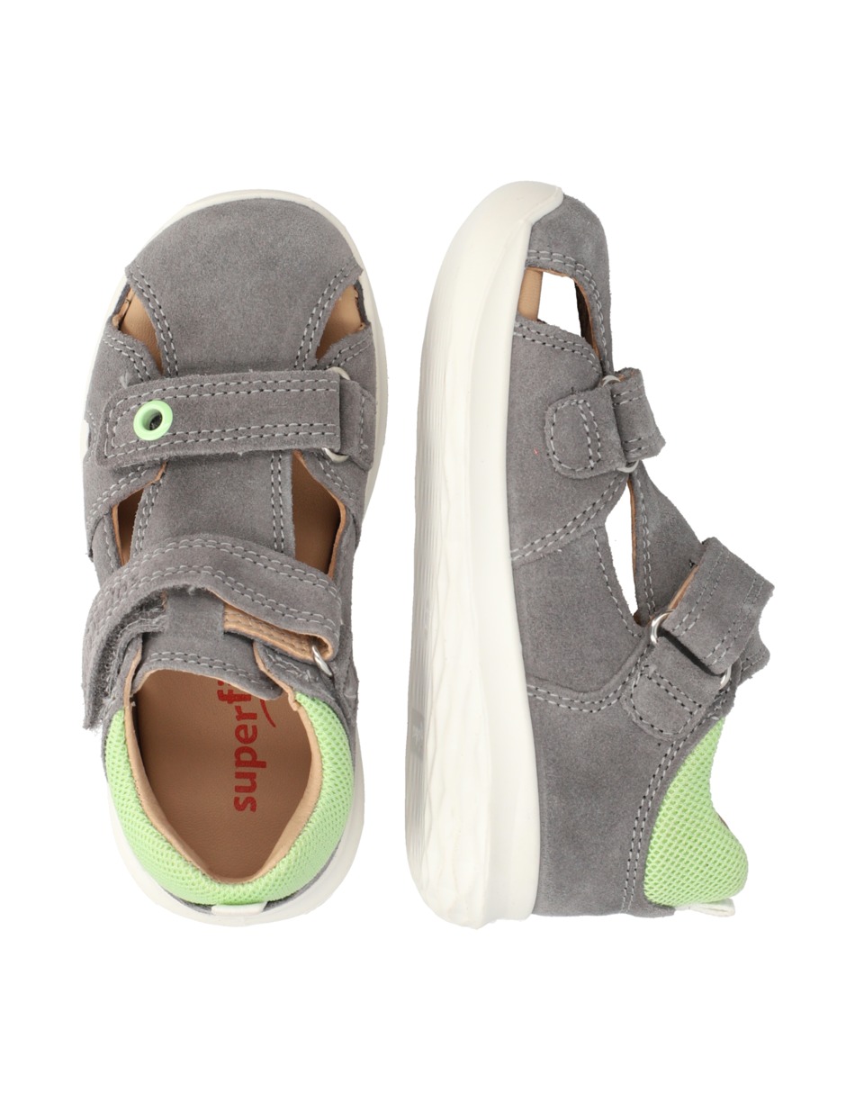 Veloursleder Sandale