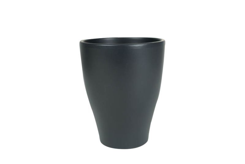 TS COLLECTION Sven hoog - Bloempot - Zwart - 14 cm