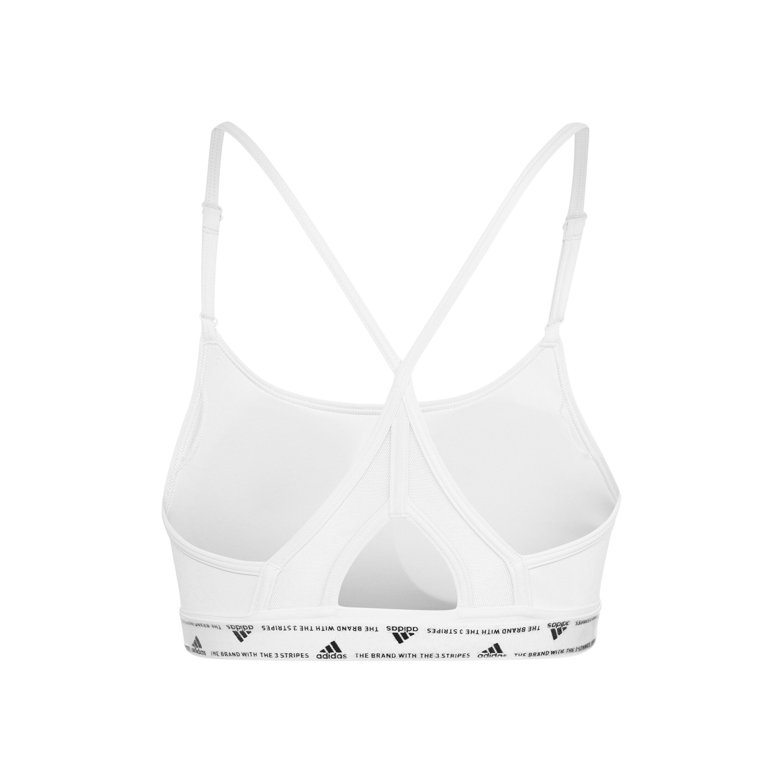 adidas Aeroreact Low-Support Padded Soutien-gorge Sport Femmes - Blanc