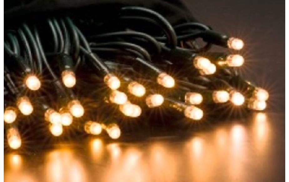 LED-Lichterkette Tree Light 20 m, Warmweiss<br>In- und Outdoor LED-Dekoration