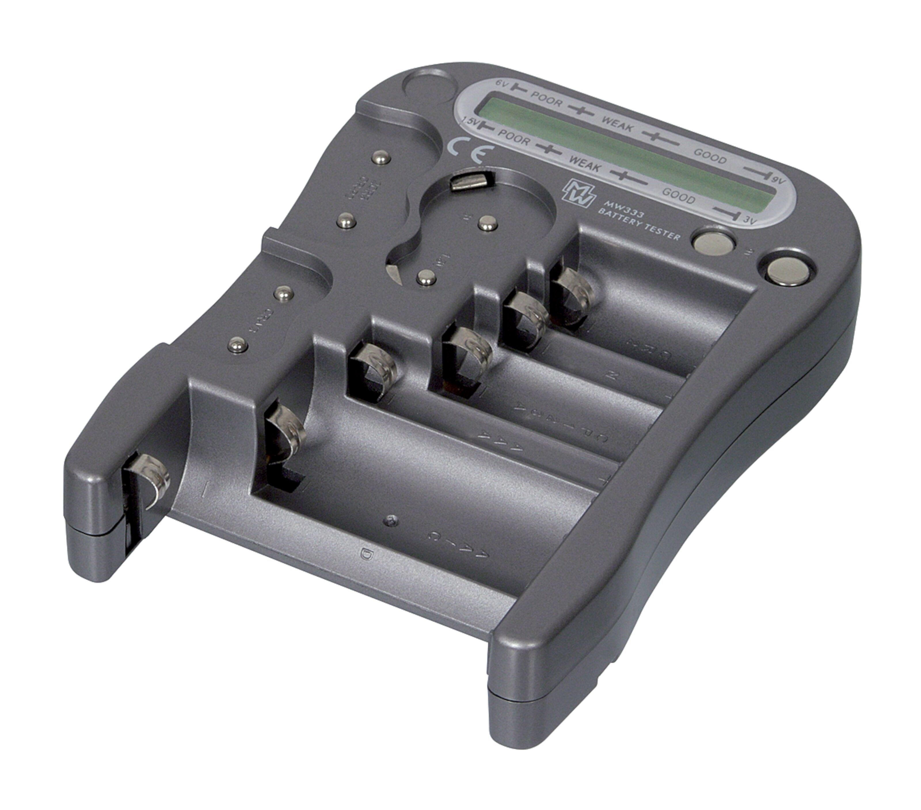 Batteritester med LCD-display