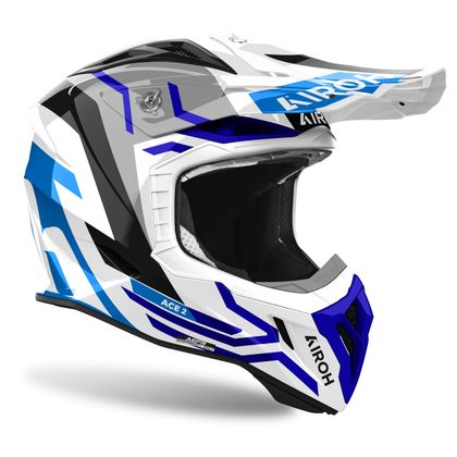 Casque cross Airoh AVIATOR ACE 2 - GROUND 2024 - Bleu
