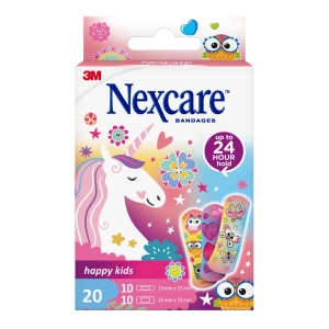 3M NEXCARE Kinderpflaster Happy Kids Magic, 20 Stück