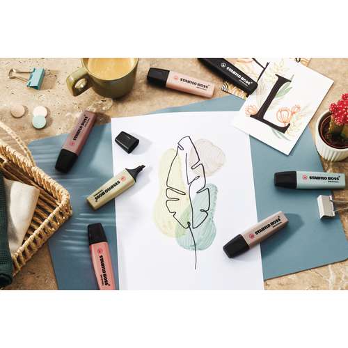 STABILO® BOSS® ORIGINAL NatureCOLORS Textmarker-Sets