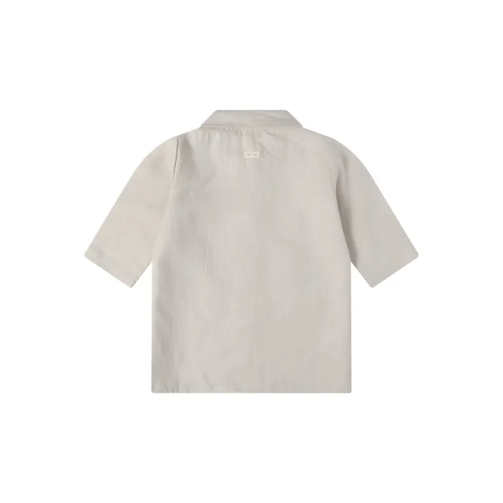 Organic Zoo Robe en Lin | Blanc cassé