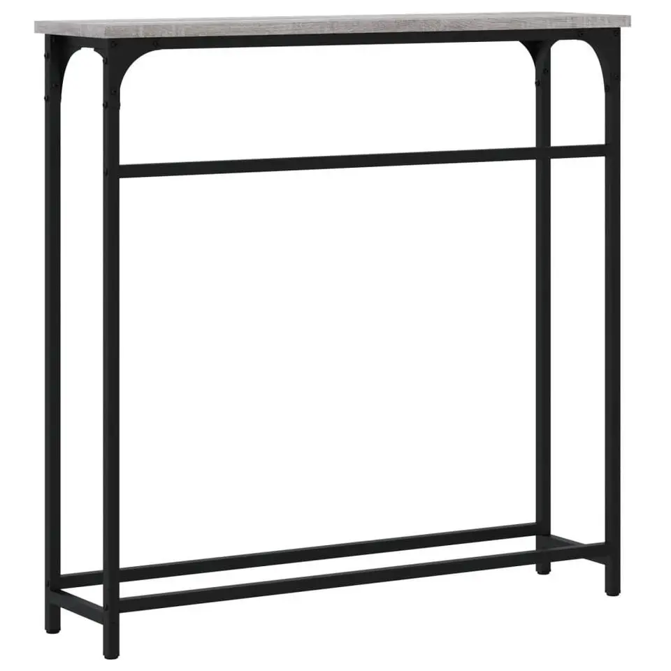 vidaXL - Wandtafel - Grijs sonoma eiken - Bewerkt hout - 75x19.5x75 cm