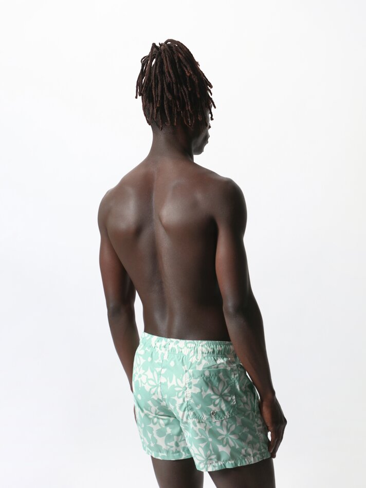 Maiô estampado - Turquesa