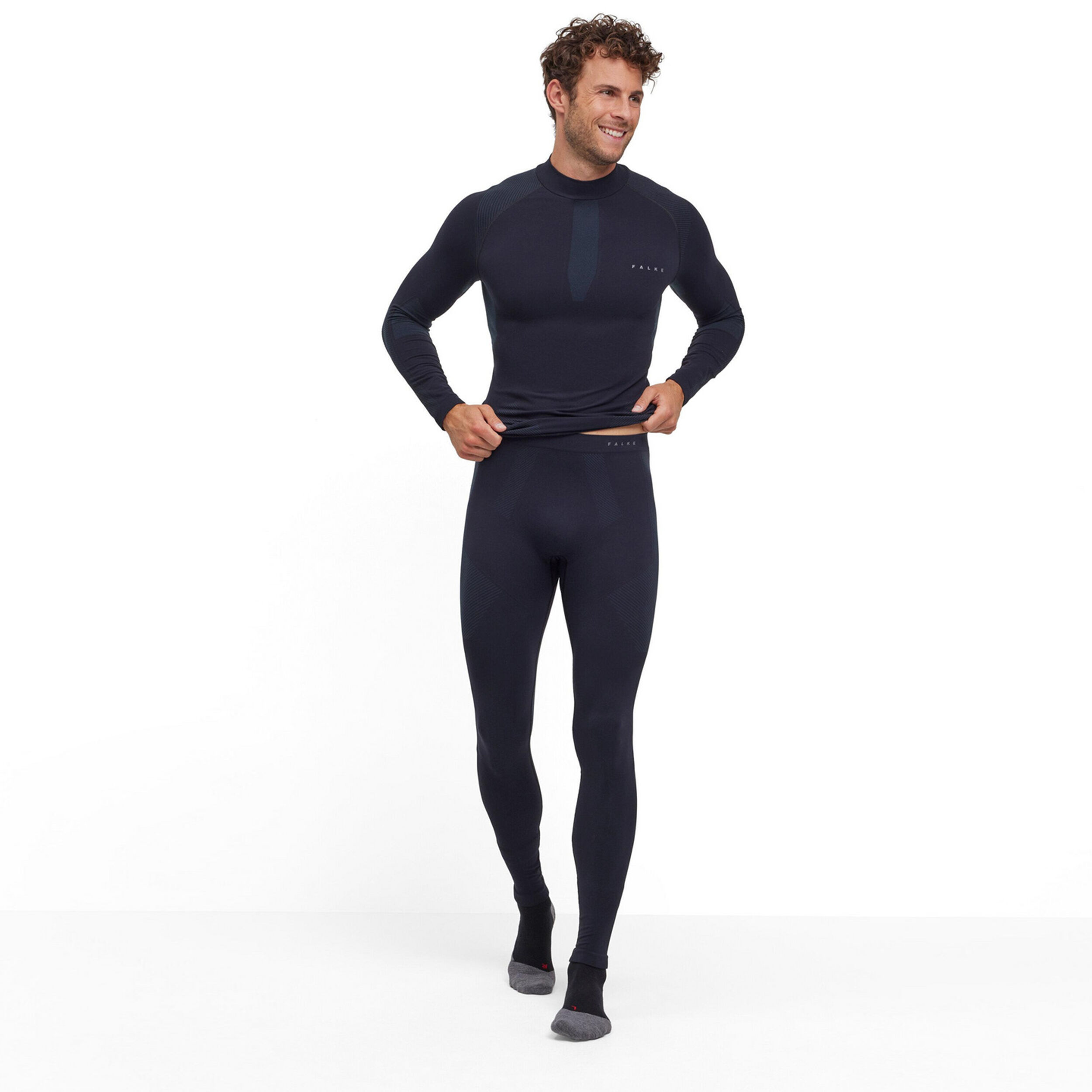 Falke Warm Collant Tight Hommes - Noir