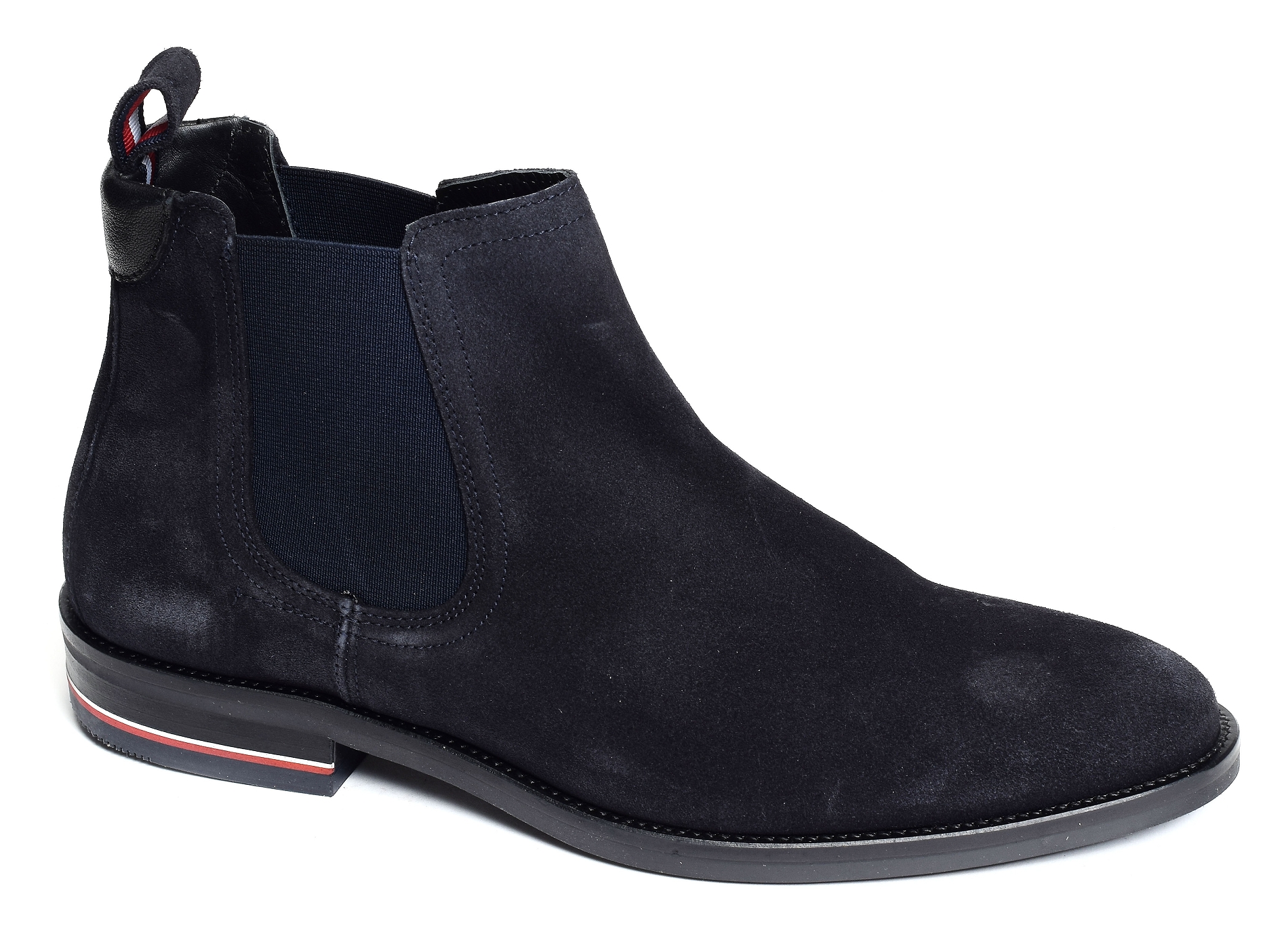 Signature hilfiger suede chelsea 4175 marine