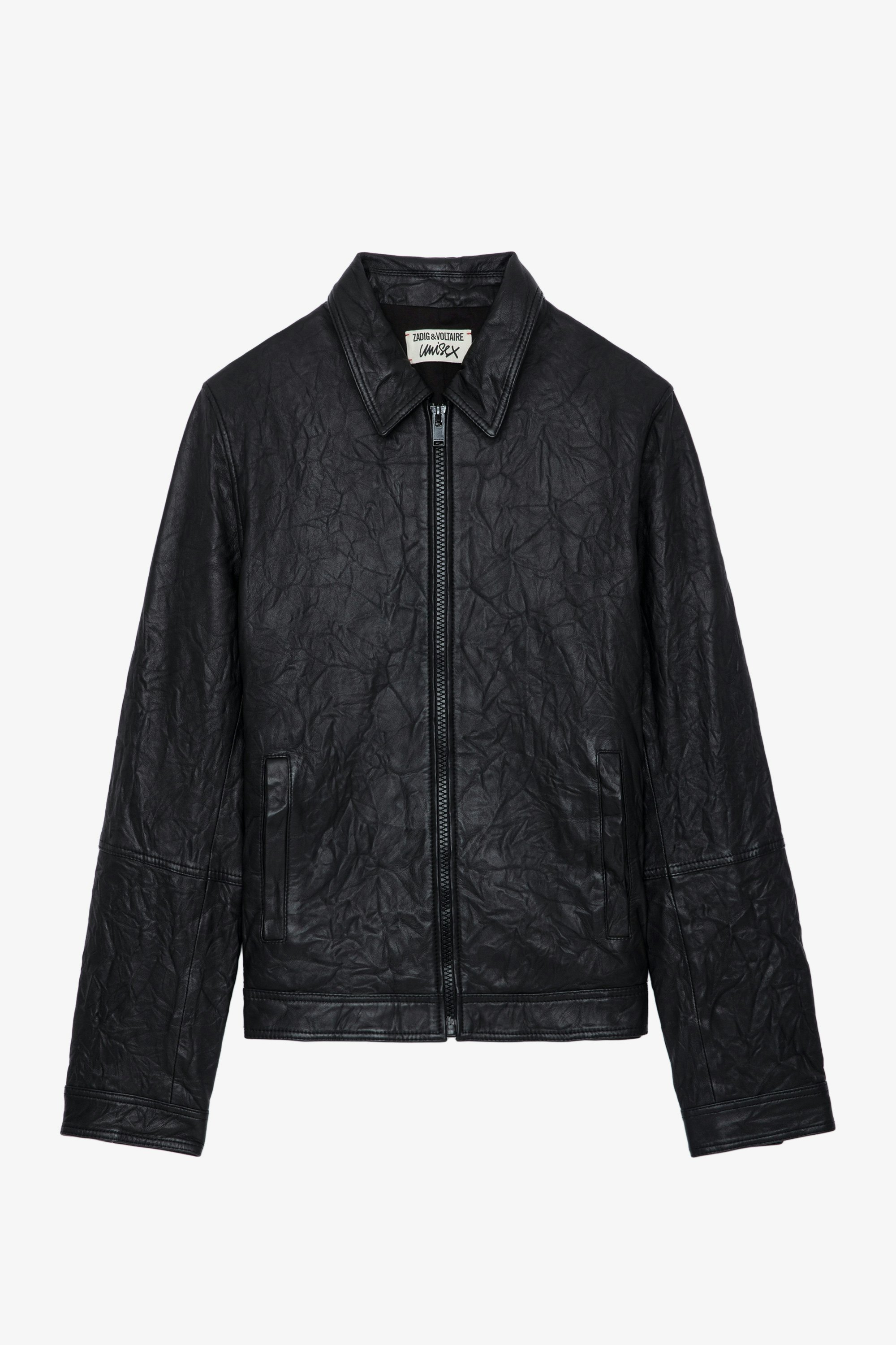Blouson Lasso Cuir Froissé