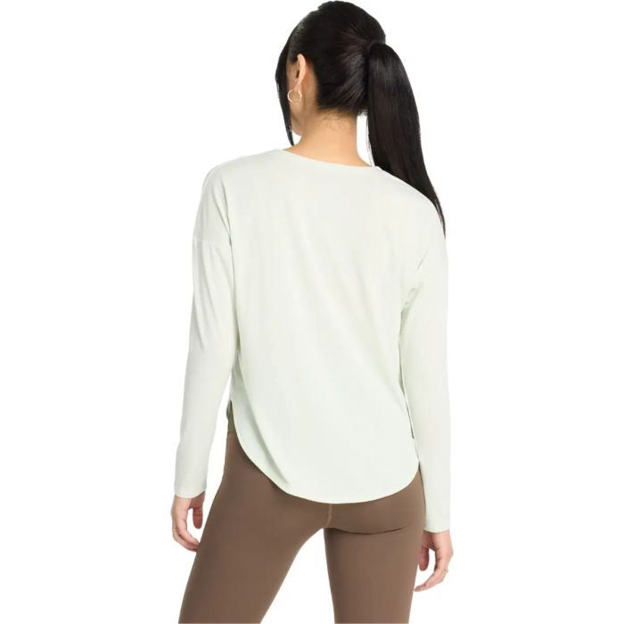New Balance Dame Trøjer Drapey Jersey LS Tee Grøn