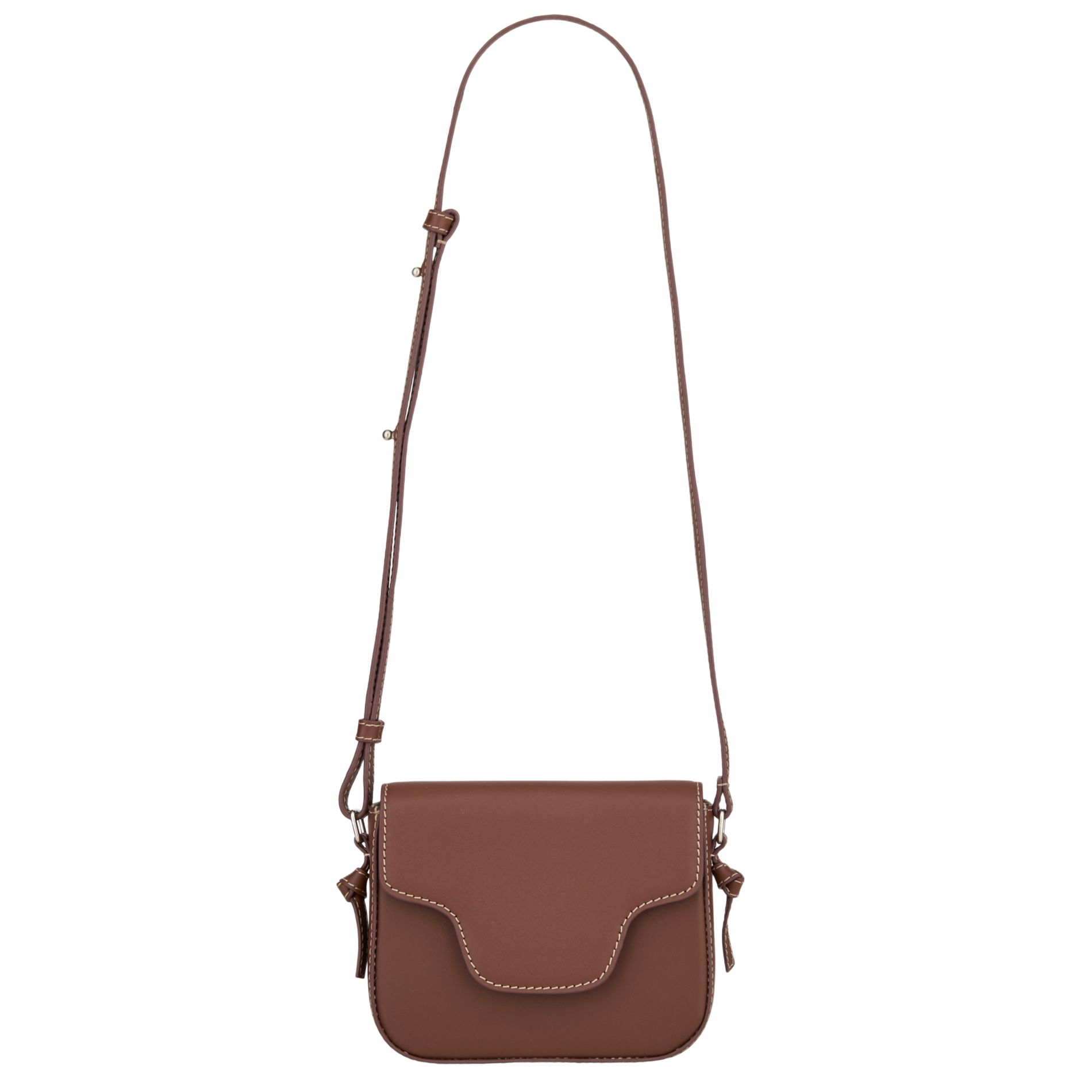 IRIS - Sac bandoulière en cuir | Marron