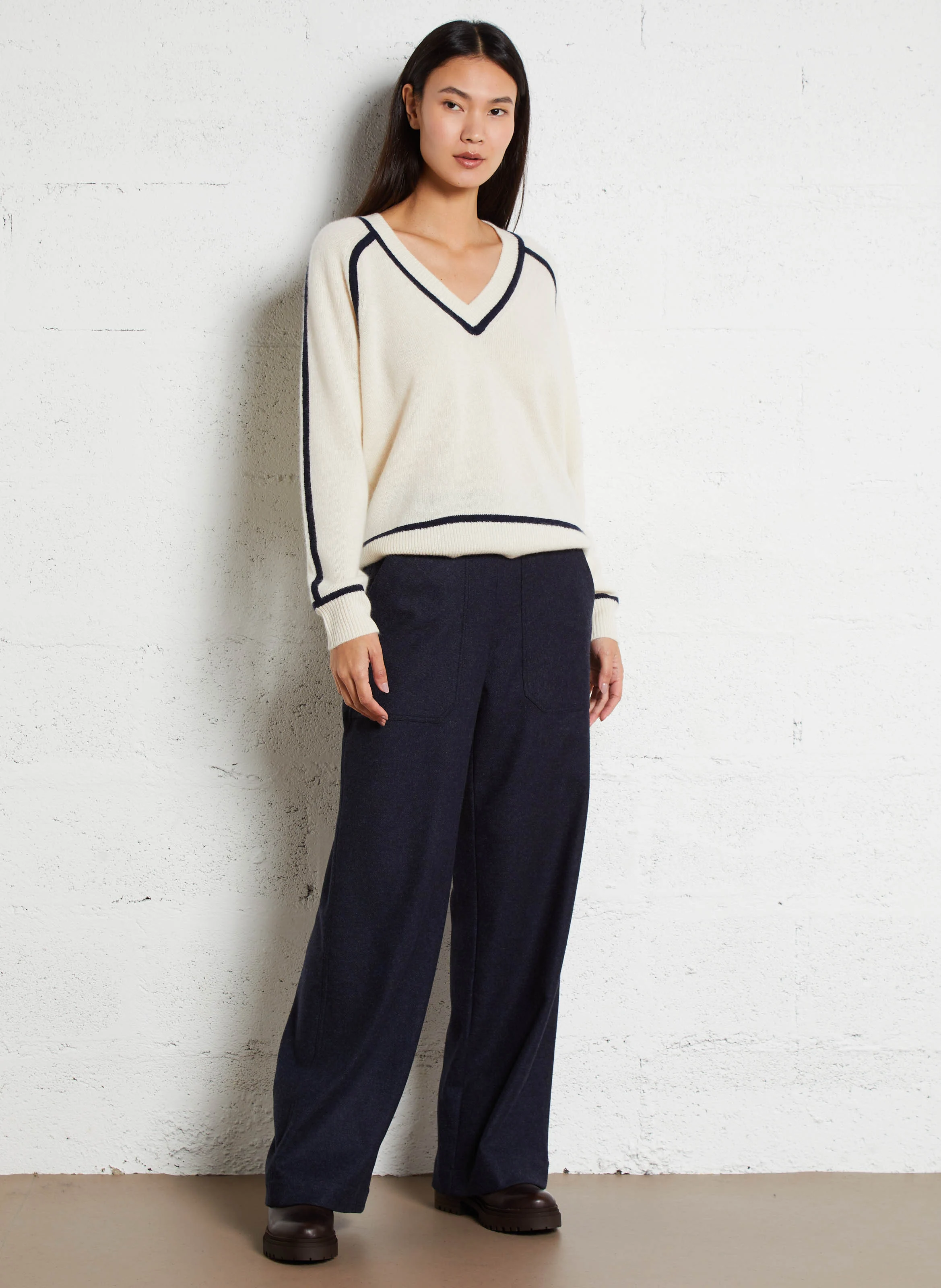 MOISE - Pantalon droit | Bleu
