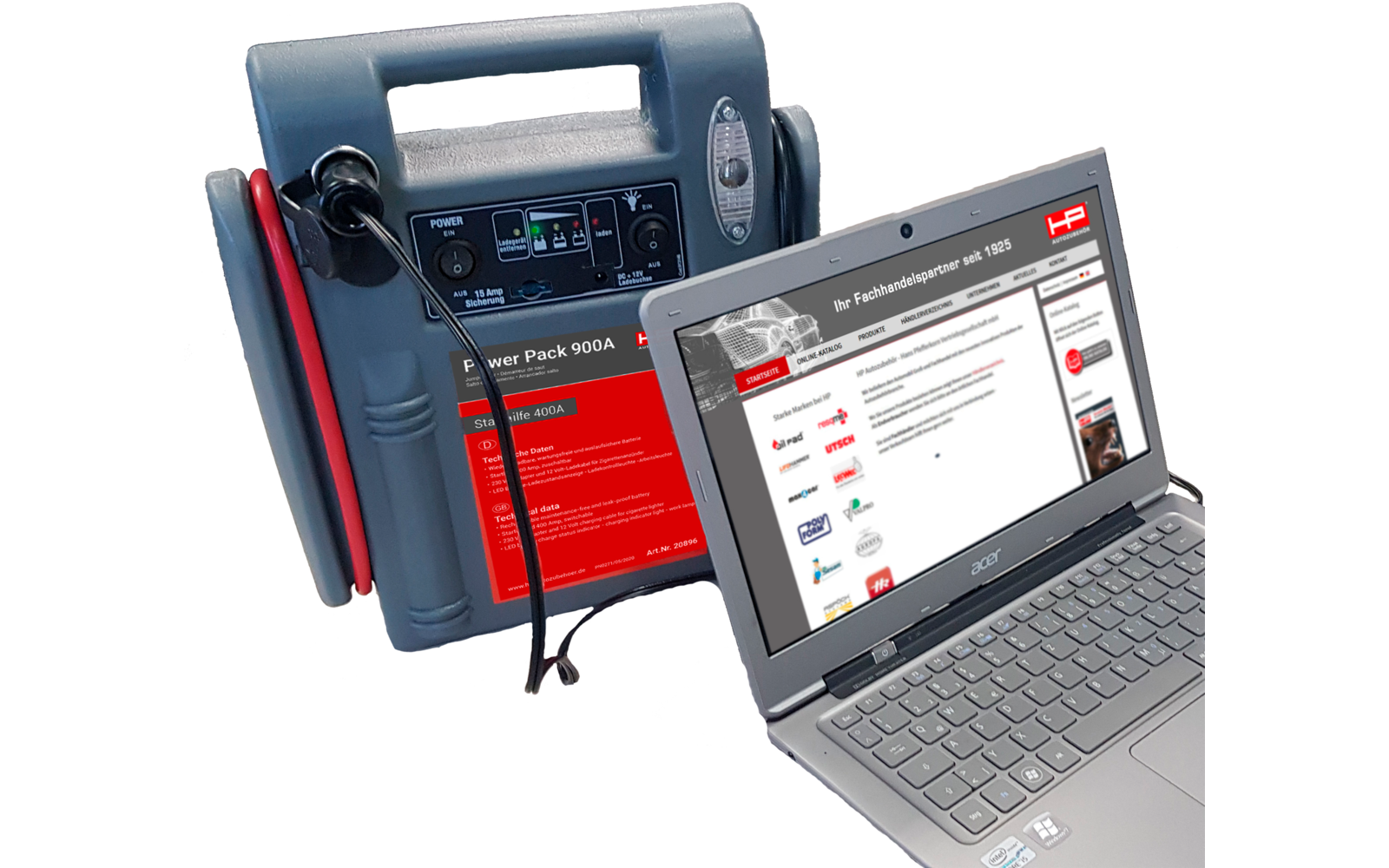 HP Autozubehör Power Pack 900A 17Ah 12V