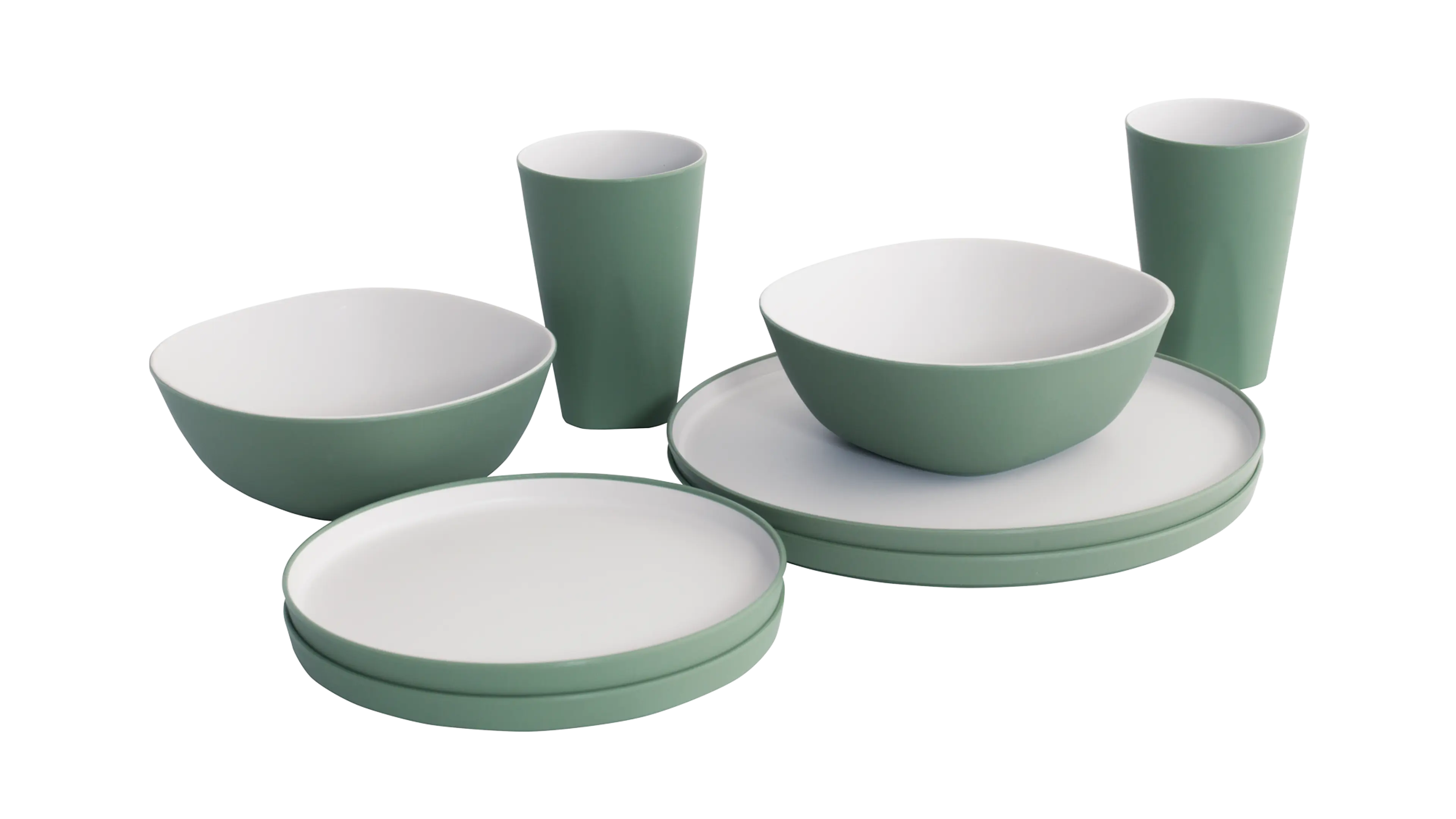 Gala Geschirrr-Set 2 Personen Shadow Green