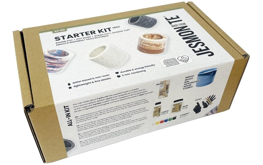 Kreativset »Jesmonite Bastelset Giessen Becher«